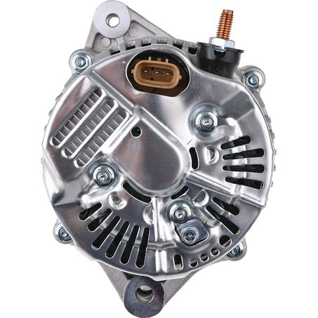 RTE Custom Trucks Sleeper Air 24V Alternator with compact design and electrical connections visible in the image.