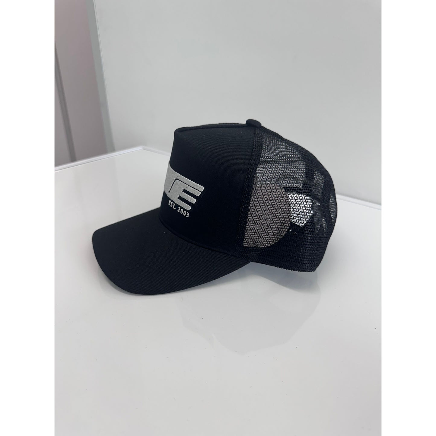 CTC Black RTE Hat featuring a sleek design and embroidered RTE Custom Trucks logo on the front.