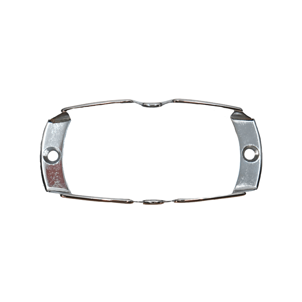 RTE Custom Trucks Lucidity Tiger Eye chrome surround for vehicle accessories, featuring a sleek tiger eye design.