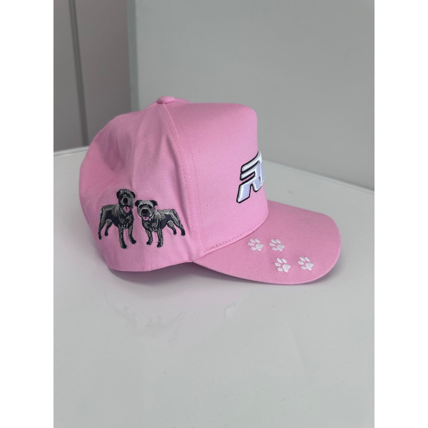 CTC Pink RTE Hat by RTE Custom Trucks, featuring a vibrant pink color and adjustable strap for a comfortable fit.