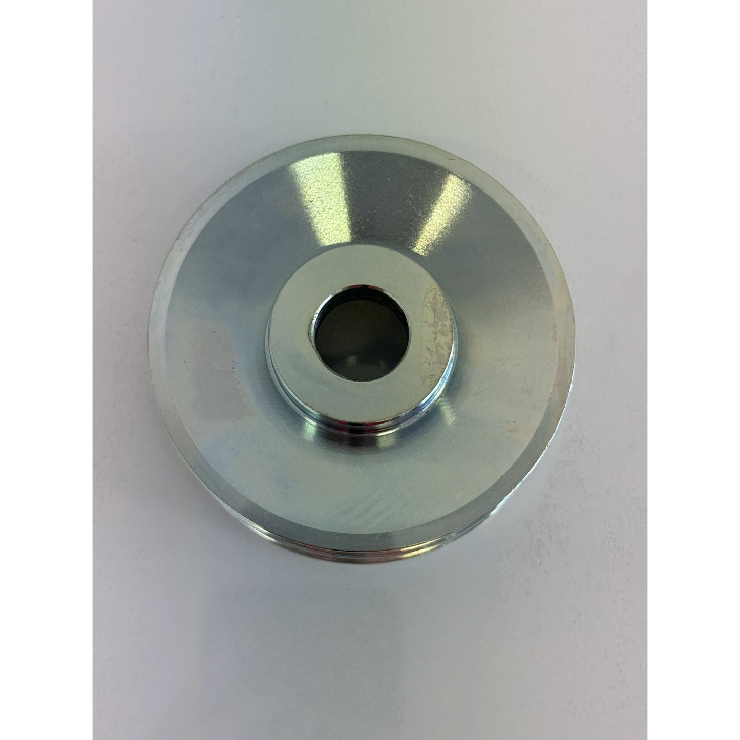 RTE Custom Trucks Sleeper Air Alternator Pulley with intricate design and durable construction on a white background.