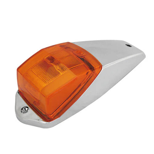 RTE Custom Trucks Lucidity 22407 Glo Trac LED roof marker lamp installed on truck roof with clear lens and LED lighting
