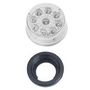 RTE Custom Trucks Lucidity 22519 LED Marker Lamp showing clear lens and mounting bracket for truck lighting.
