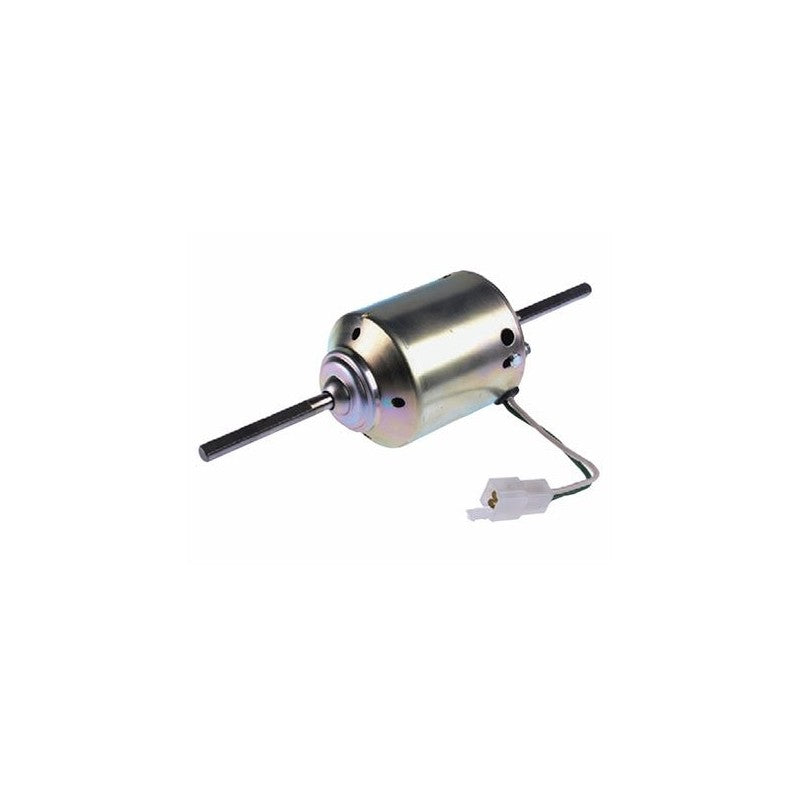 RTE Custom Trucks 12V evaporator fan motor with dual shaft design for efficient airflow in automotive applications.