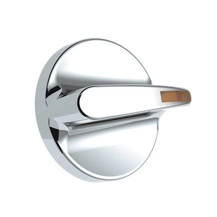 Chrome AC control knob by RTE Custom Trucks, featuring a sleek, polished finish and easy-to-grip design for truck climate control.